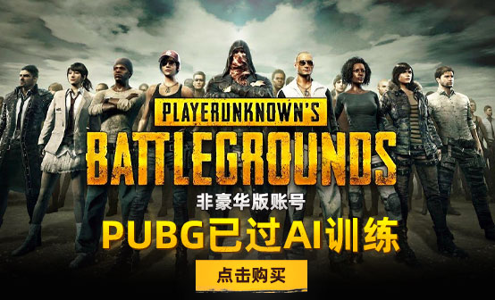 PUBG 过AI帐号 仅需2元